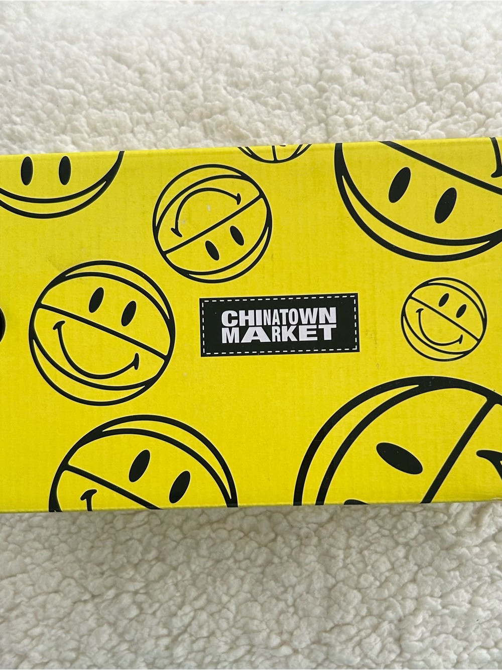 Converse x Chinatown Market CTAS Cyber Yellow Black High Top Smiley Sneaker Sz 9 - Picture 8 of 9